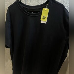 BRAND NEW Wtags ALL IN MOTION Quick moisture dry stretch Black T-Shirt XXL